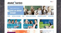 Desktop Screenshot of absolutkarriere.de