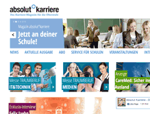 Tablet Screenshot of absolutkarriere.de